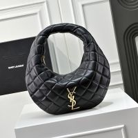 Saint Laurent Baby Icare Hobo Bag In Quilted Nappa Lambskin Black/Gold