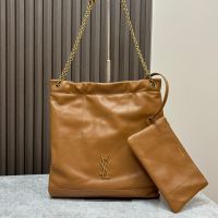 Saint Laurent Jamie 4.3 Pochon In Lambskin Brown/Gold