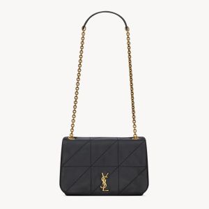 Saint Laurent Mini Jamie 4.3 Bag In Lambskin Black/Gold