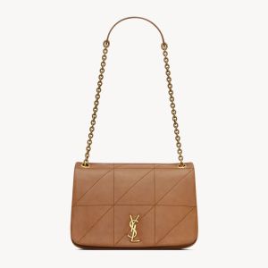 Saint Laurent Small Jamie 4.3 Bag In Lambskin Brown/Gold