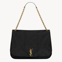 Saint Laurent Large Jamie 4.3 Bag In Lambskin Black/Gold