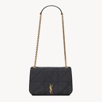 Saint Laurent Mini Jamie 4.3 Bag In Lambskin Black/Gold