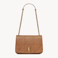 Saint Laurent Small Jamie 4.3 Bag In Lambskin Brown/Gold